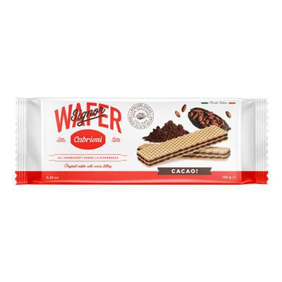 CABRIONI WAFER PIU' CACAO GR.150