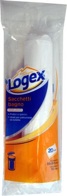LOGEX 20 SACCHETTI BAGNO CM.35X50 LT.10