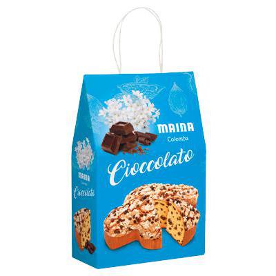 MAINA SHOPPER COLOMBA CIOCCOLATO GR.750