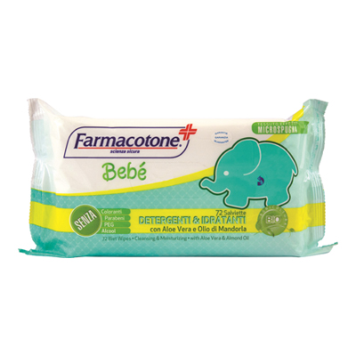 FARMACOTONE BEBE'SALVIETTE BABY 72 PEZZI