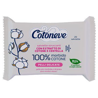 COTONEVE SALVIETTE STRUCCANTIX20 PELLI SENSIBILI