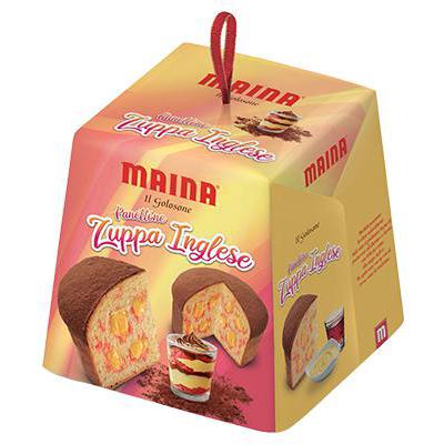 MAINA GOLOSONE ZUPPA INGLESE GR.750 PANETTONE