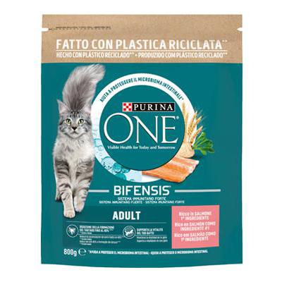 ONE CAT ADULT SALMONE/CEREALIINTEGRALI GR.800