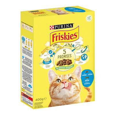 FRISKIES GATTO CROCCANTINI SALMONE/VERDURE GR.400