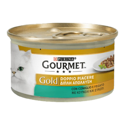 GOURMET GOLD DADINI CONIGLIO&FEGATO GR.85