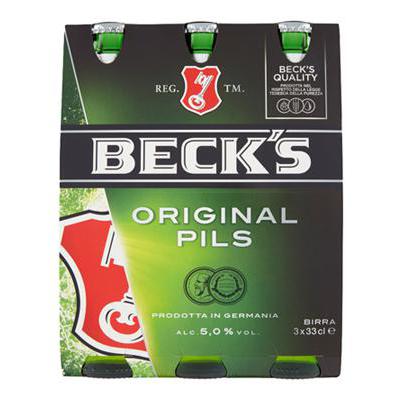 BIRRA BECK'S BOTTIGLIA CL.33X35