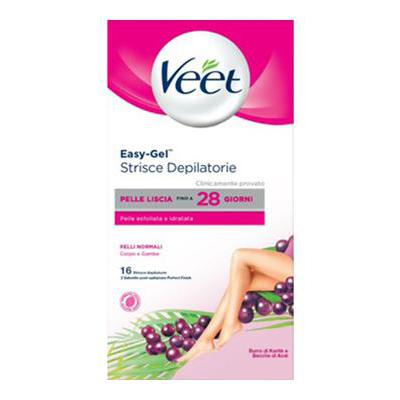 VEET STRISCE DEPILATORIE CORPOPELLI NORMALI X 16