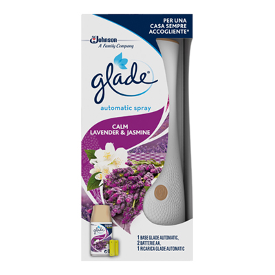 GLADE AUTOMATIC SPRAY BASE LAVANDA/GELSOMINO E SANDALO