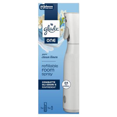 GLADE ONE BASE+RICARICA PURE CLEAN LINEN ML.10