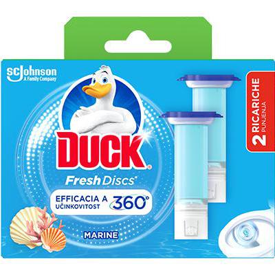 DUCK FRESH DISCS RICARICA PZ.2MARINE (5 MARI     NE + 5 LIM