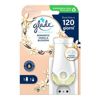 GLADE ELECTRIC BASE ROMANTIC VANILLA + RICARICA