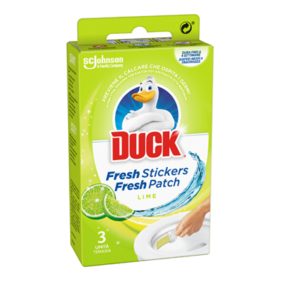 DUCK FRESH STICKERS LIME X 3