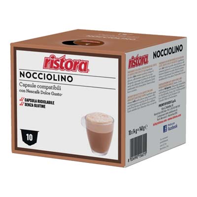 RISTORA CAPPUCCINO X10 CAPSULENOCCIOLA