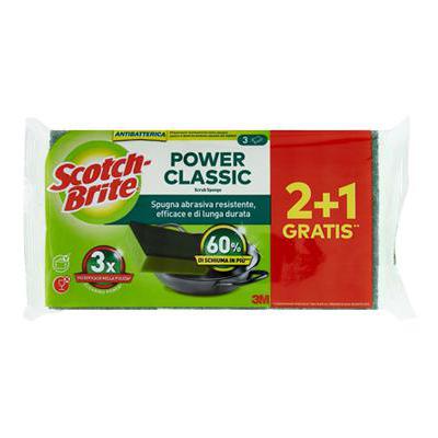 SCOTCH BRITE SPUGNA CLASSIC ANTIBATTERICA 2+1