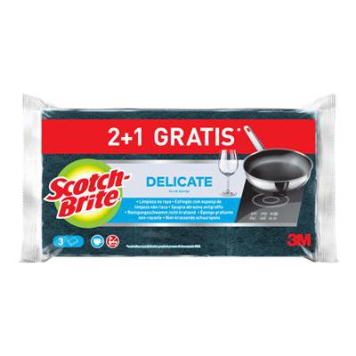 SCOTCH BRITE SPUGNA FIBRABLU PZ.2+1 ANTIGRAFFIO