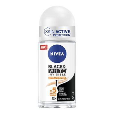 NIVEA DEO 50 ROLL ON BLACK&WHITE INVISIBLE ULTIMATE IMPACT 8
