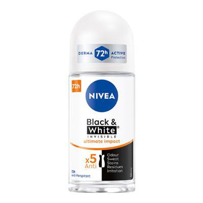 NIVEA DEO 50 ROLL ON BLACK&WHITE INVISIBLE ULTIMATE IMPACT 8