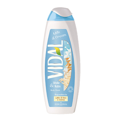 VIDAL BAGNOSCHIUMA MILK & CREAM ML.500