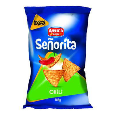 AMICA CHIPS TORTILLA GR.200 CHILI