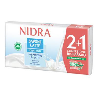 NIDRA SAPONETTA LATTE GR.90X3