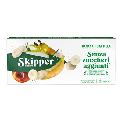 SKIPPER SUCCO BANANA/PERA/MELASENZA ZUCCHERO     ML.200X3