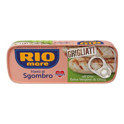 RIO MARE SGOMBRO GRIGLIATO INOLIO OLIVA GR.120