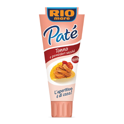 RIO MARE PATE' TONNO POMODORINI SECCHI GR.100