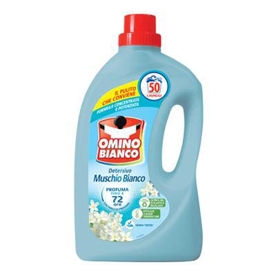 OMINO BIANCO DETERSIVO LAVATRICE MUSCHIO 52 MISURINI ML.2600