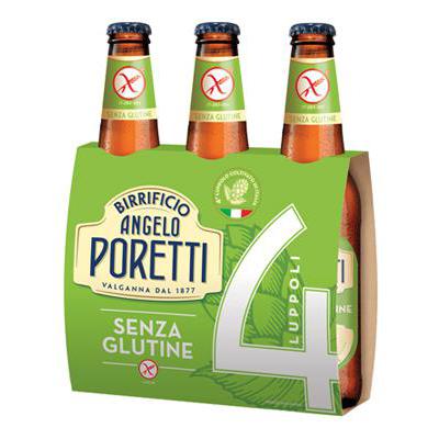 BIRRA PORETTI 4 S/GLUTINE CL.33X3 4,8