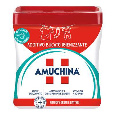 AMUCHINA BUCATO ADDITIVO DISINFETTANTE POLVERE GR.500