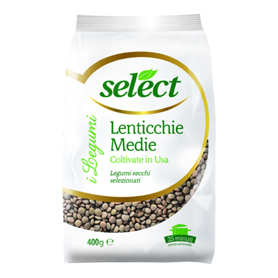 SELECT LENTICCHIE MEDIE GR.400CELLOPHANE