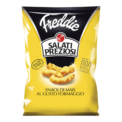 SALATI PREZIOSI FREDDIE GR.100SNACK MAIS AL FORMAGGIO