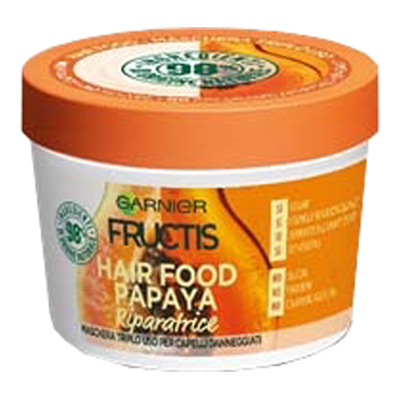 FRUCTIS MASCHERA HAIR FOOD ML.390  PAPAYA         RIPARATRIC