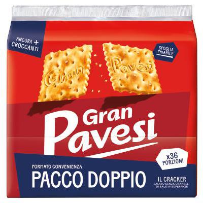 GRAN PAVESI CRACKERS SALATO BIPACCO GR.560X2PZ