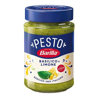 BARILLA PESTO BASILICO E LIMONE GR.190