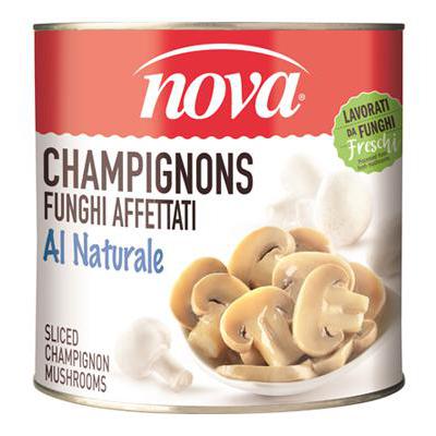 NOVA FUNGHI CHAMPIGNONS AFFETTATI AL NATURALE ML2650