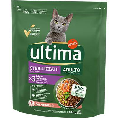 ULTIMA CAT STERILIZZATO SALMONE GR.400