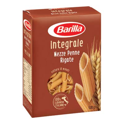 BARILLA INTEGRALI GR.500 MEZZEPENNE RIGATE