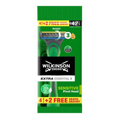 WILKINSON SWORD EXTRA3 ESSENTIAL SENSITIVE 4+2 PZ