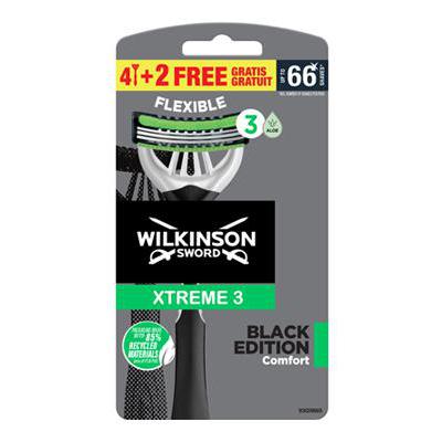 WILKINSON SWORD XTREME3 BLACKEDITION 4+2 PZ