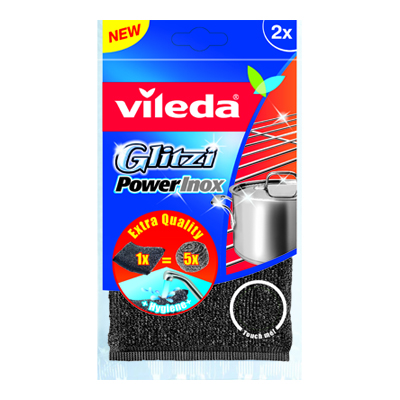 VILEDA GLITZI POWER INOX X 2 PEZZI