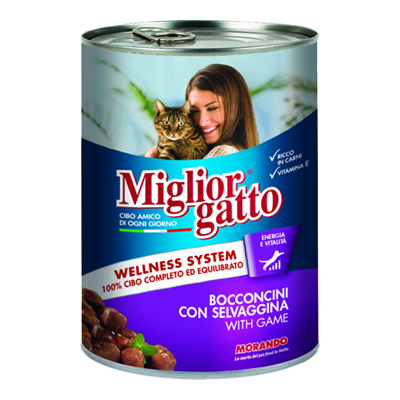 MIGLIOR GATTO BOCCONCINI SELVAGGINA GR.405