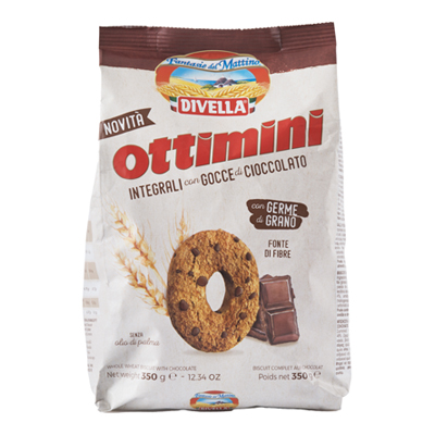 DIVELLA OTTIMINI INTEGRALI CIOCCOLATO GR.350