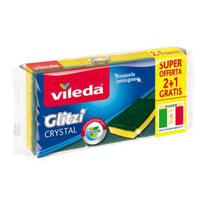 VILEDA GLITZI FIBRA VERDE CRYSTAL X2 + 1