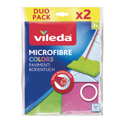 VILEDA PAVIMENTI MICROFIBRA COLOR X2