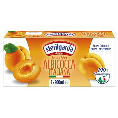 STERILGARDA SUCCO ALBICOCCA ML.200X3