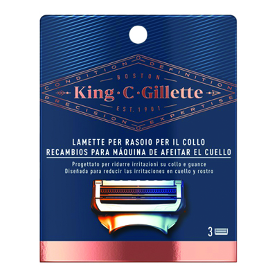 KING C GILLETTE LAME PER COLLOX3PZ