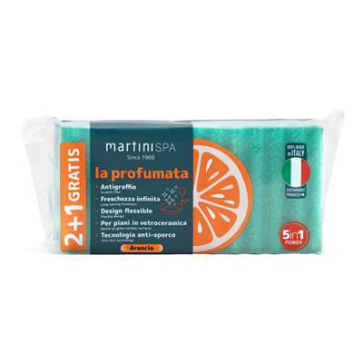 MARTINI SPUGNA ONDULATA PROFUMO ARANCIA
