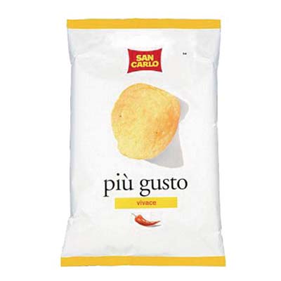 SAN CARLO PATATINE PIU GUSTO GR.50 GUSTI ASSORTITI VIVACE/PO