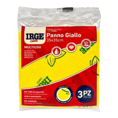 IRGE PANNO MULTIUSO GIALLO 3PZCM.35X35